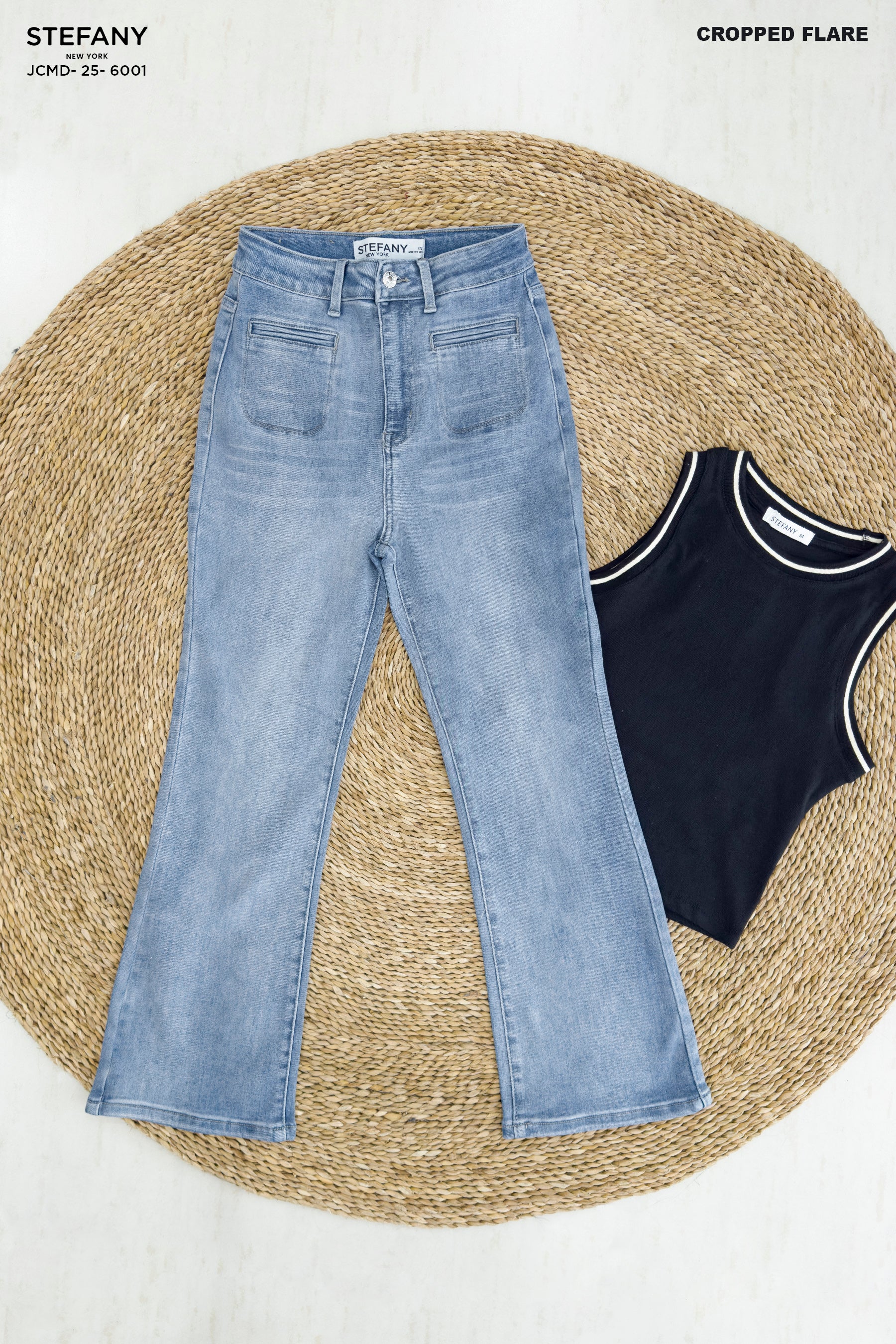 Cropped Flare Jeans JCMD-25-6001