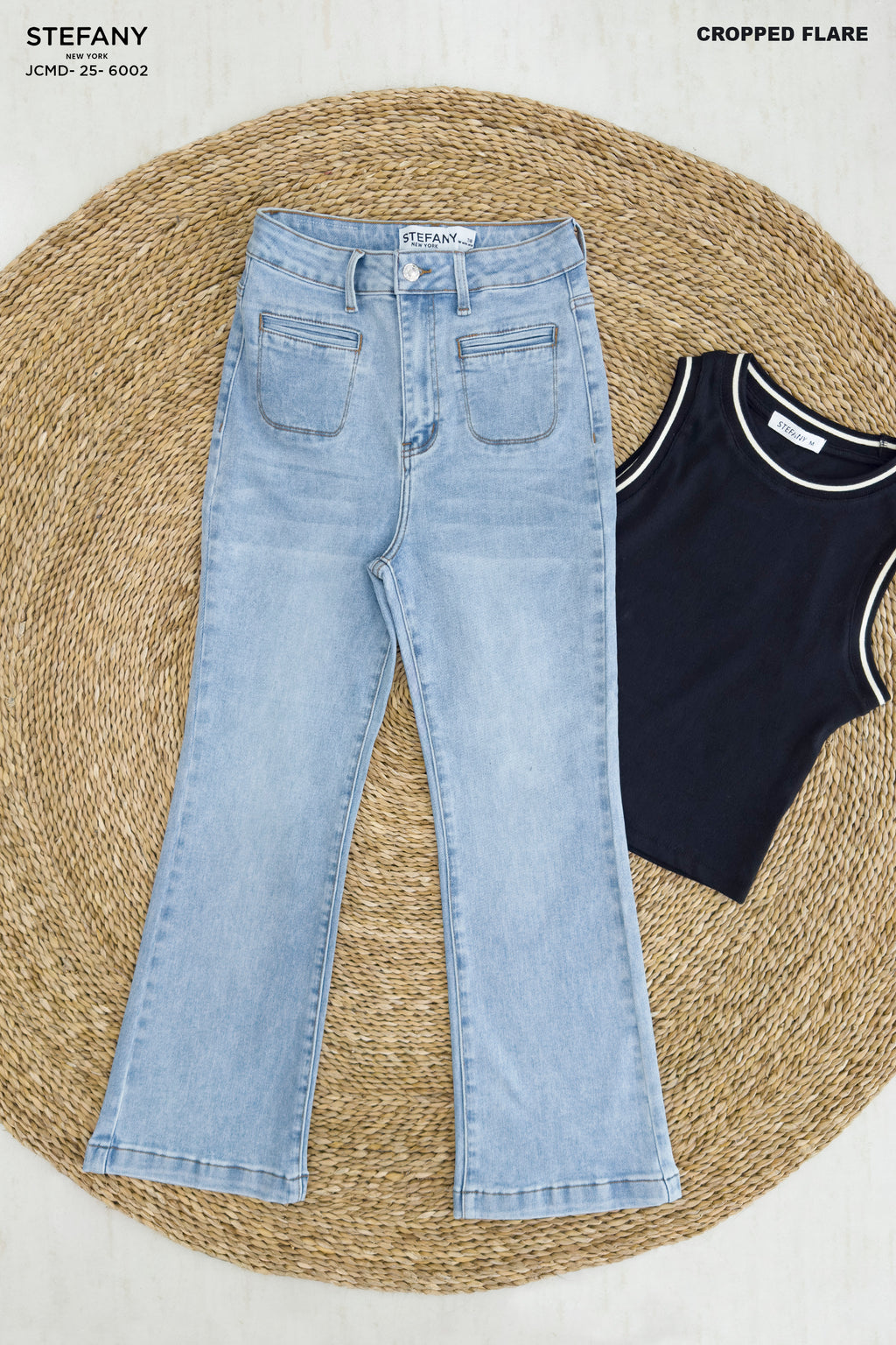 Cropped Flare Jeans JCMD-25-6002