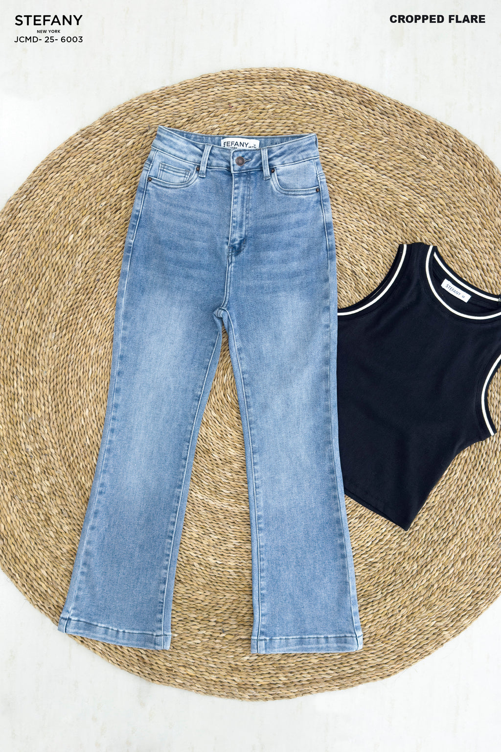 Cropped Flare Jeans JCMD-25-6003