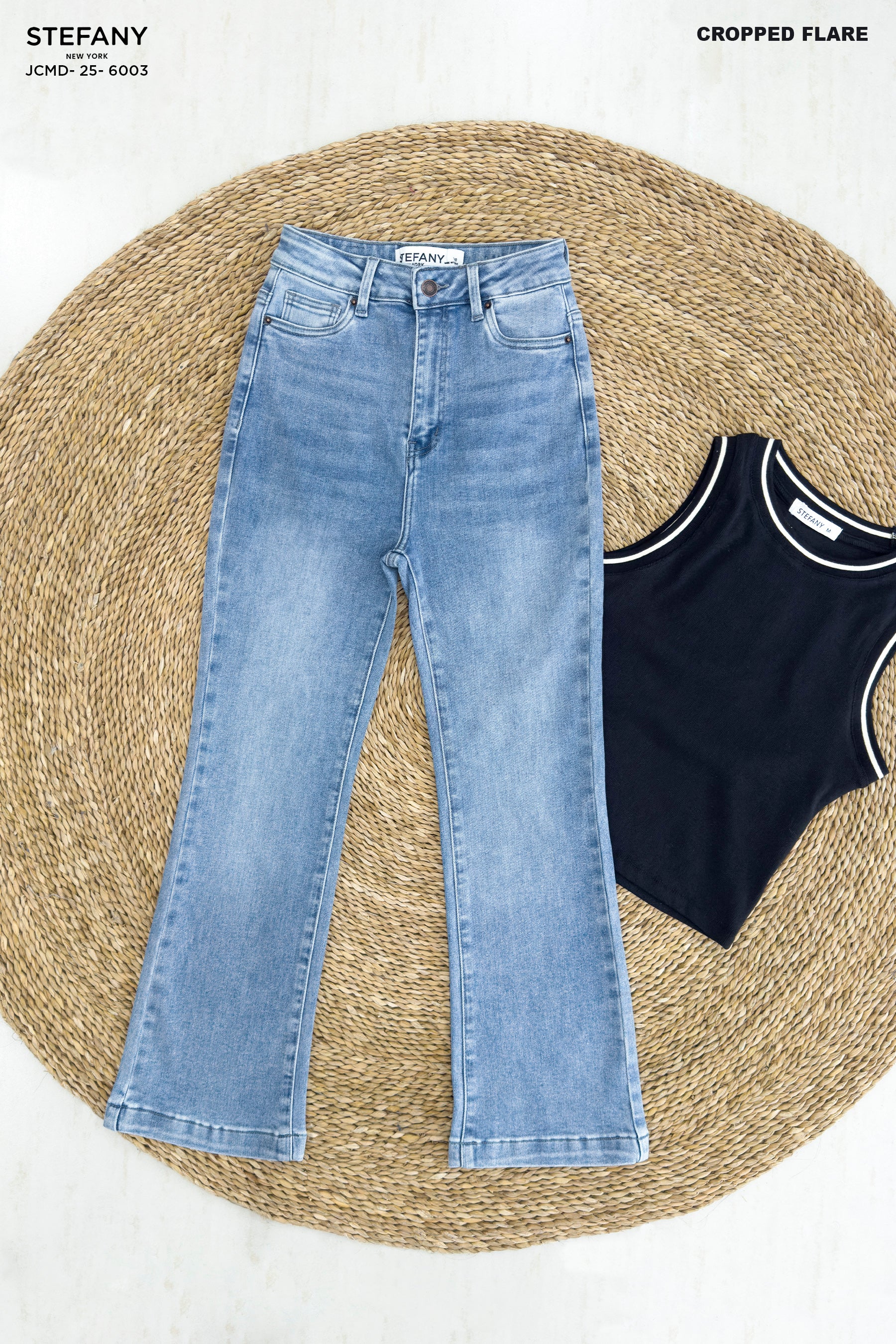 Cropped Flare Jeans JCMD-25-6003