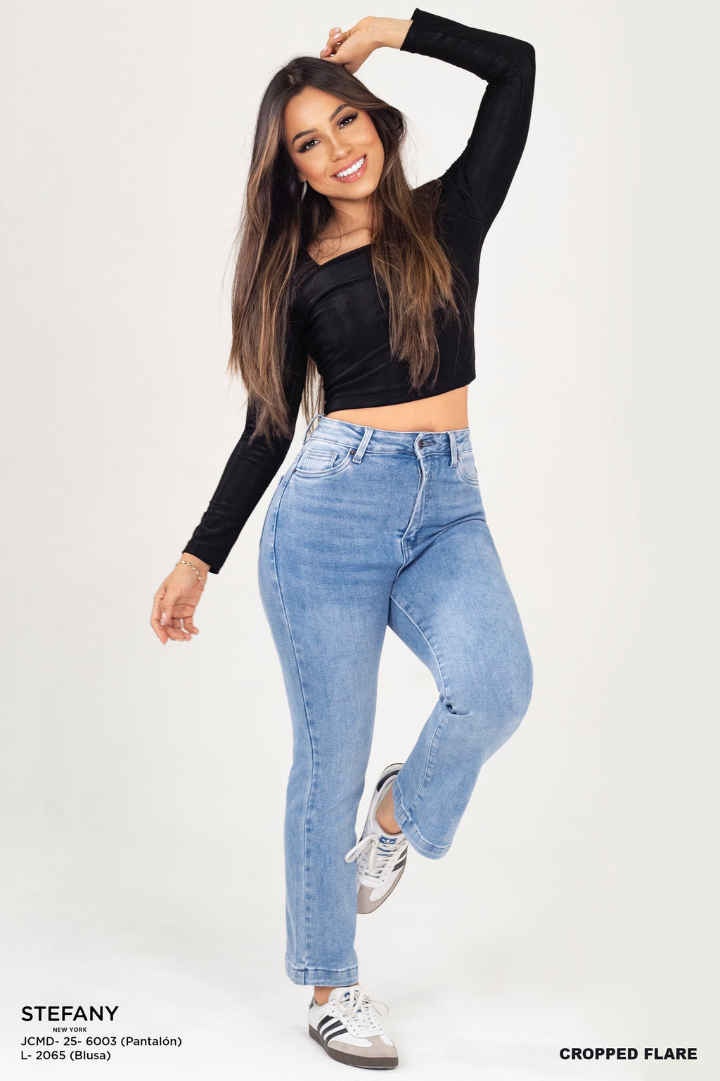 Cropped Flare Jeans JCMD-25-6003