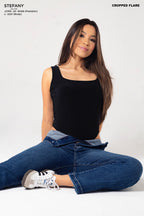 Cropped Flare Jeans JCMD-25-6008