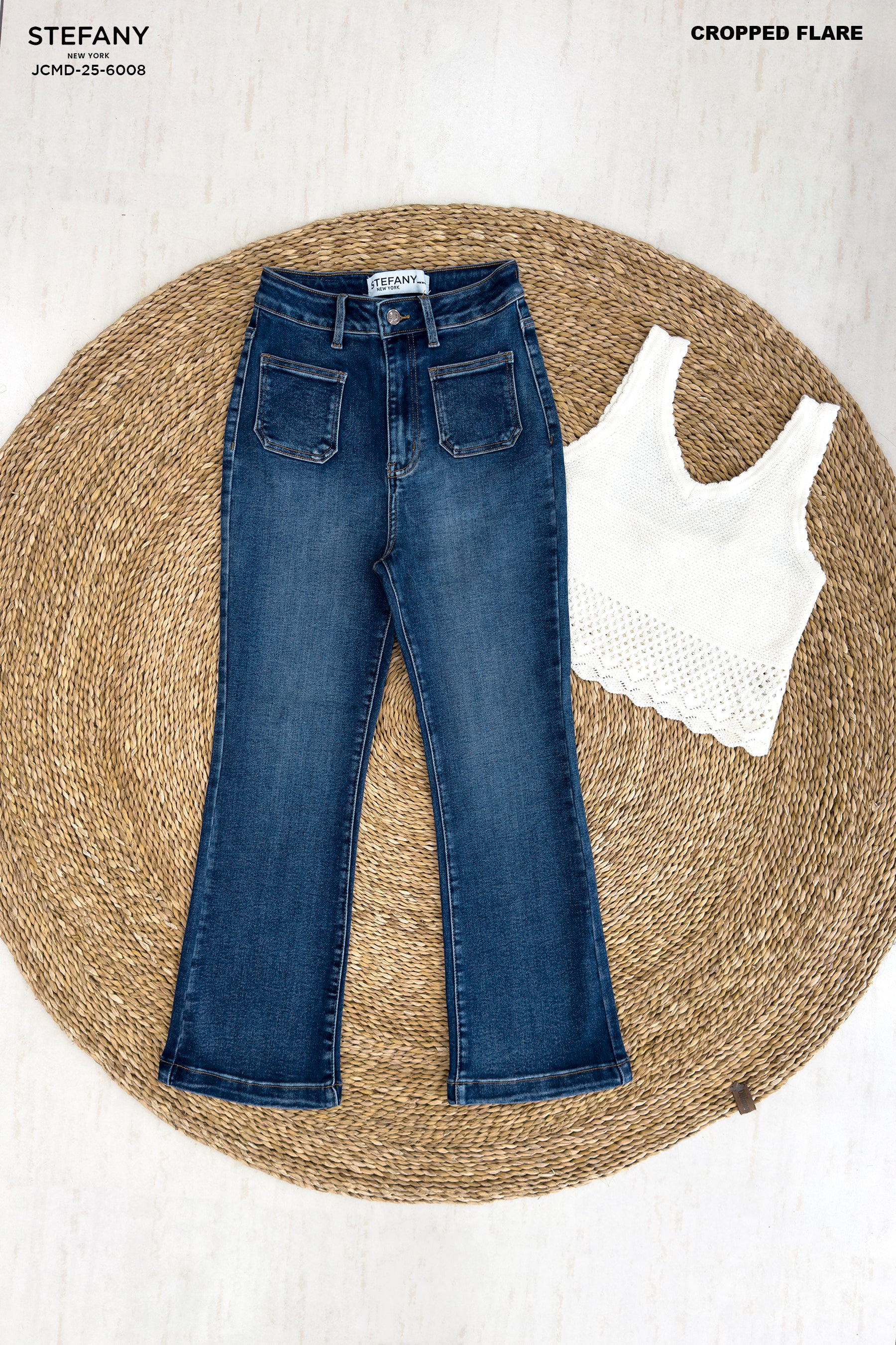 Cropped Flare Jeans JCMD-25-6008