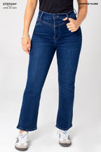 ⁠Cropped Flare Jeans JCMD-25-6010