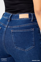 ⁠Cropped Flare Jeans JCMD-25-6010