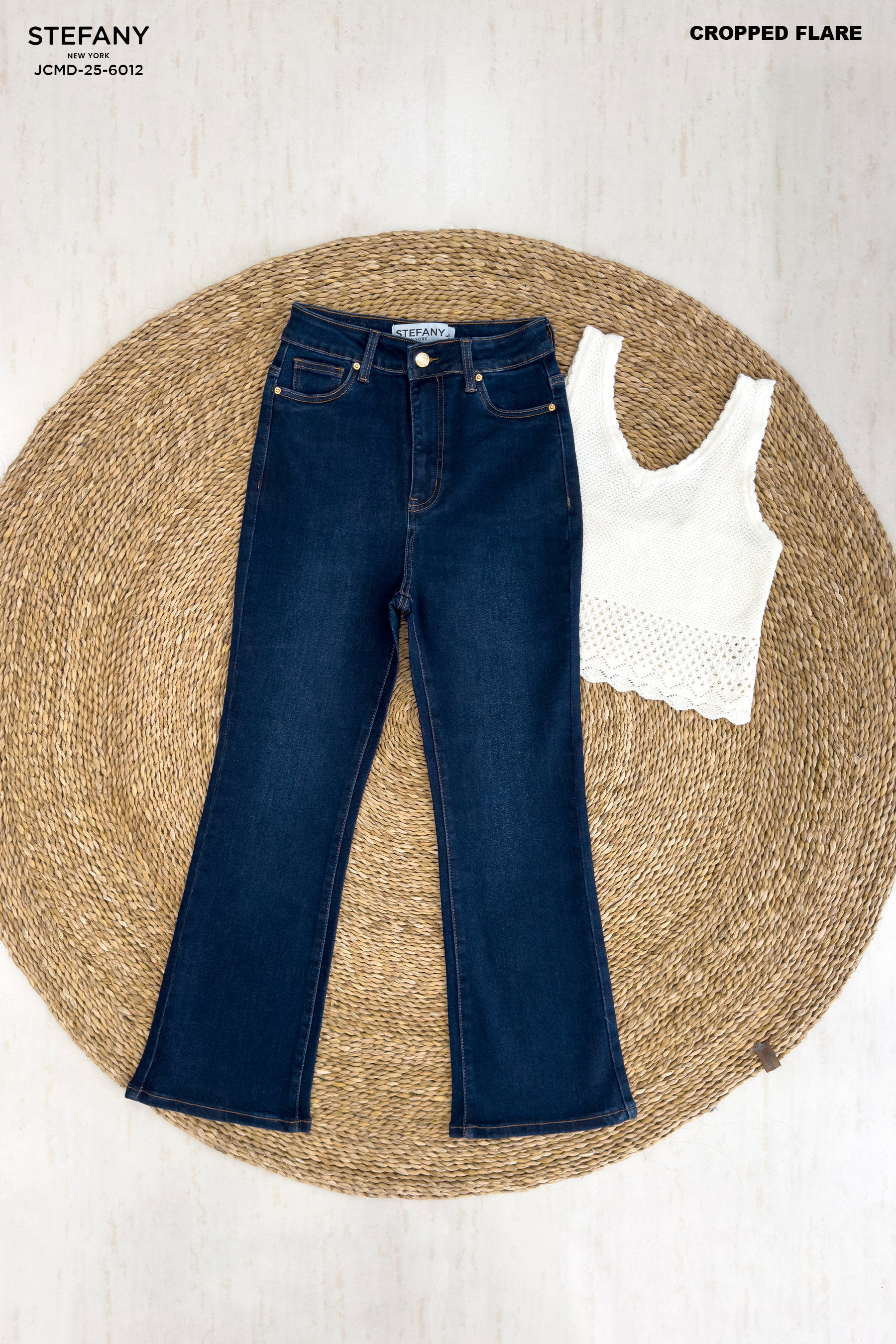 Cropped Flare Jeans JCMD-25-6012