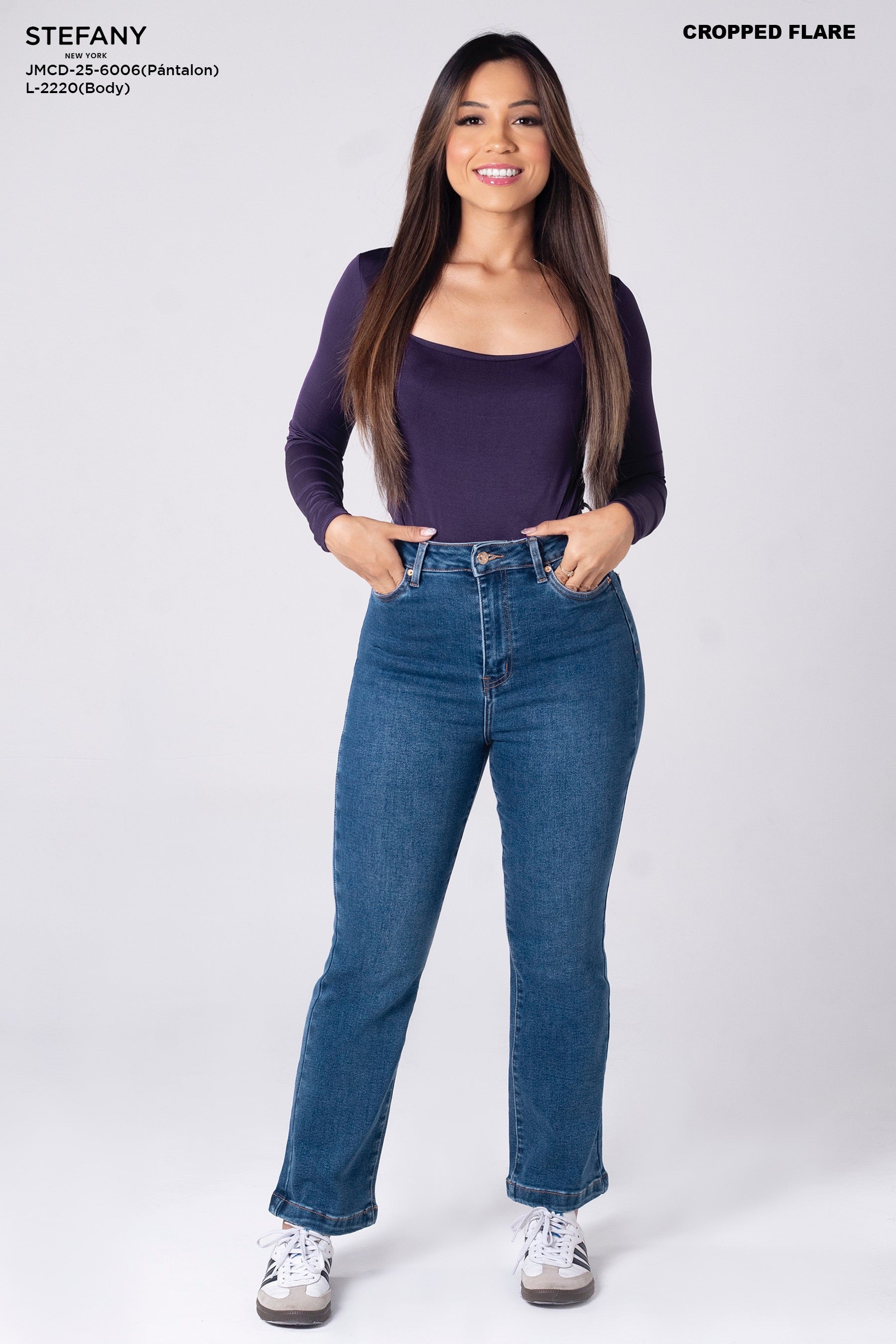 Petite Flare Jeans JCMD-25-6006