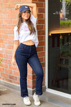 Petite Flare Jeans JNS-2099