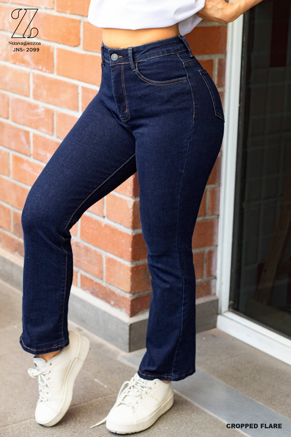 Petite Flare Jeans JNS-2099