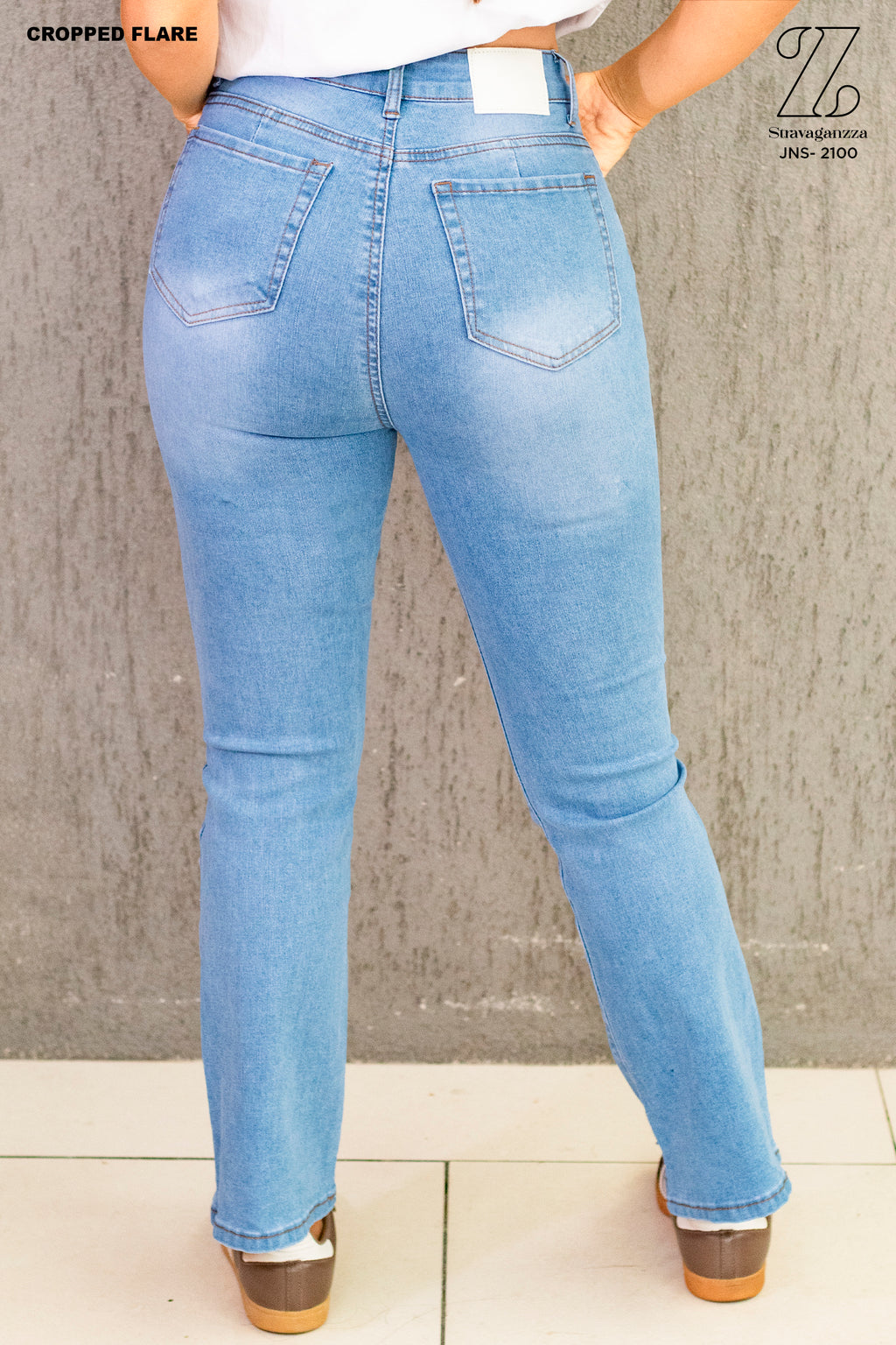 Petite Flare Jeans JNS-2100