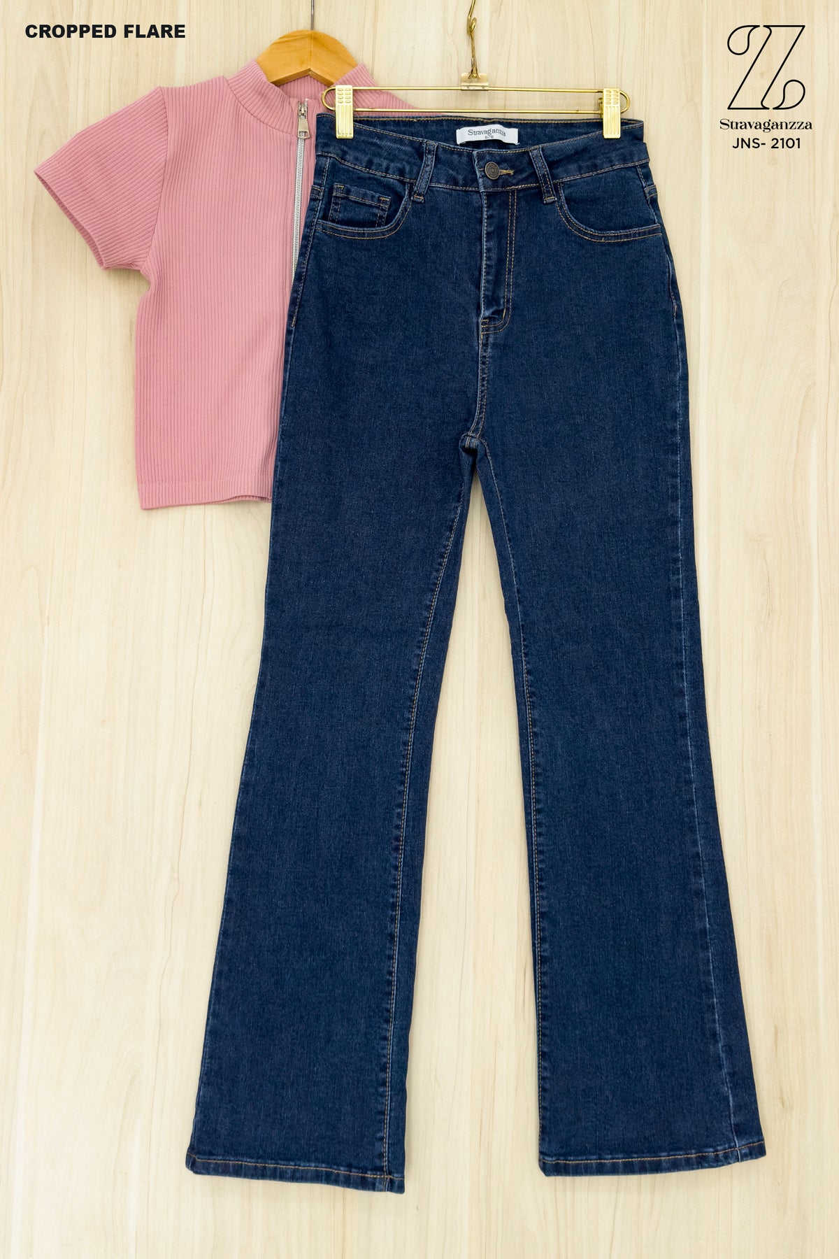 Petite Flare Jeans JNS-2101