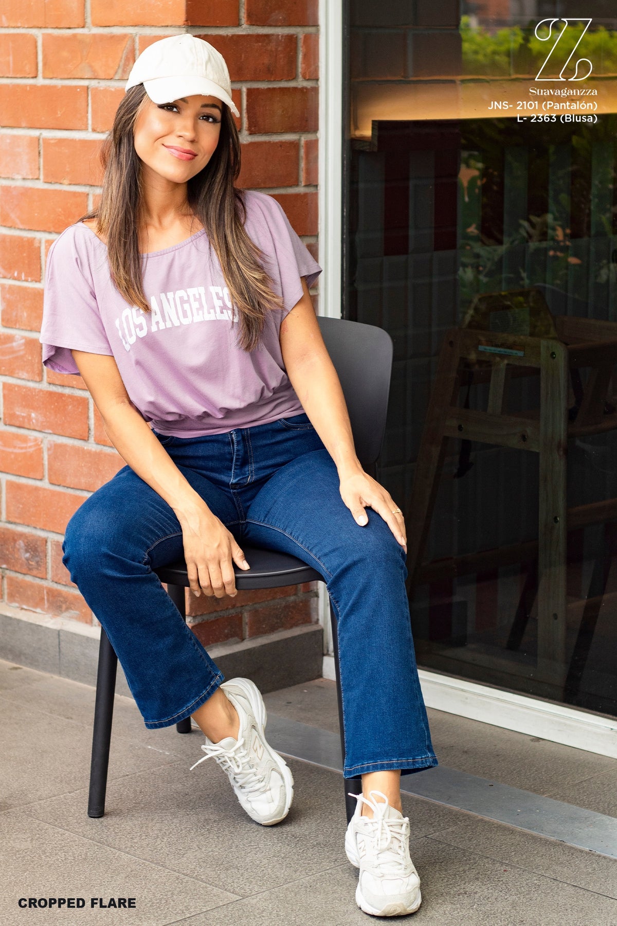 Petite Flare Jeans JNS-2101
