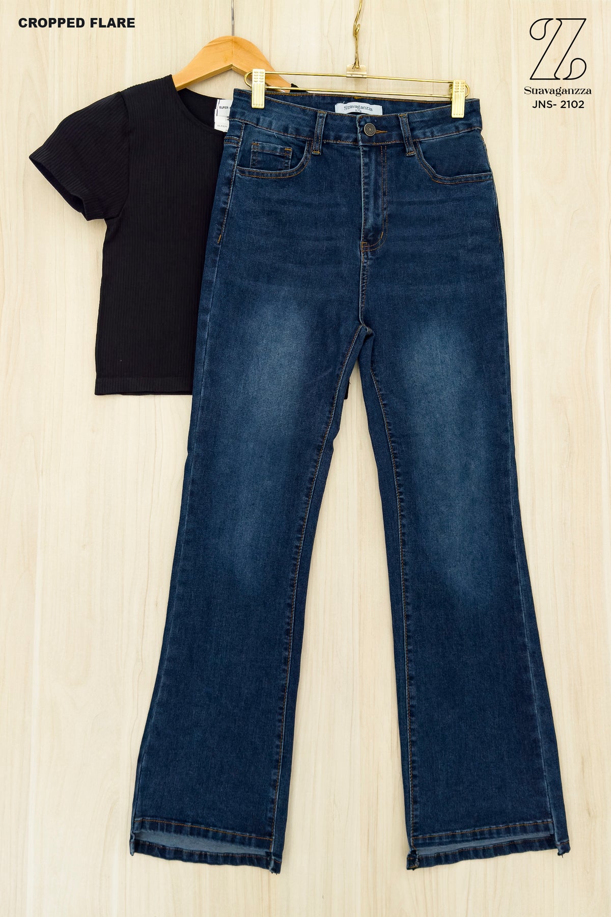 Petite Flare Jeans JNS-2102
