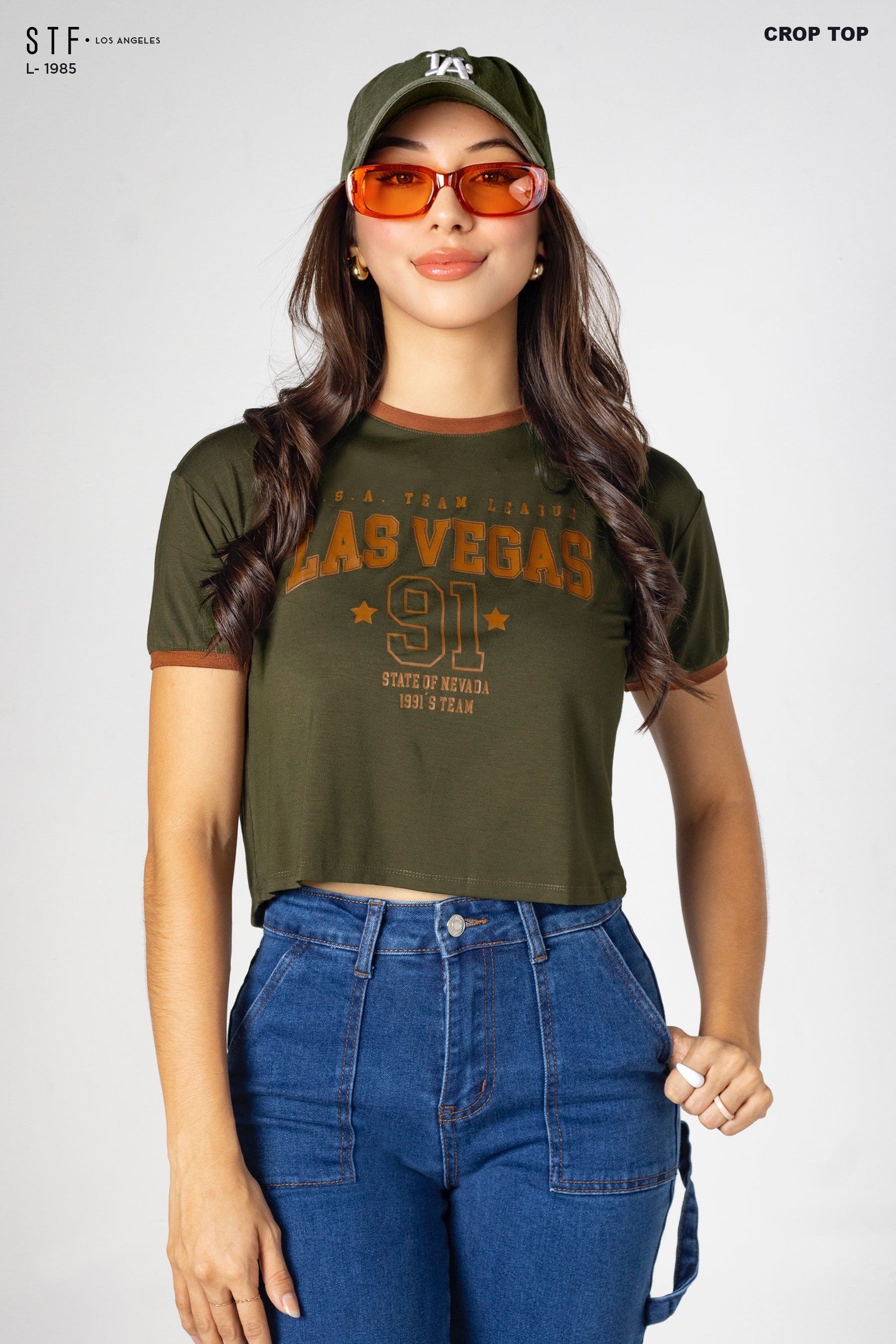 Camiseta Crop L-1985