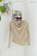 Top escote drapeado L-2305