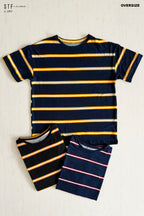 Camiseta Oversize de Rayas L-2317