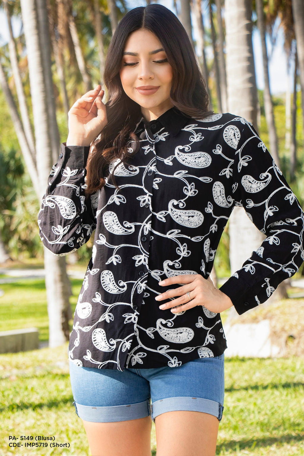 Blusa de vestir PA-5149