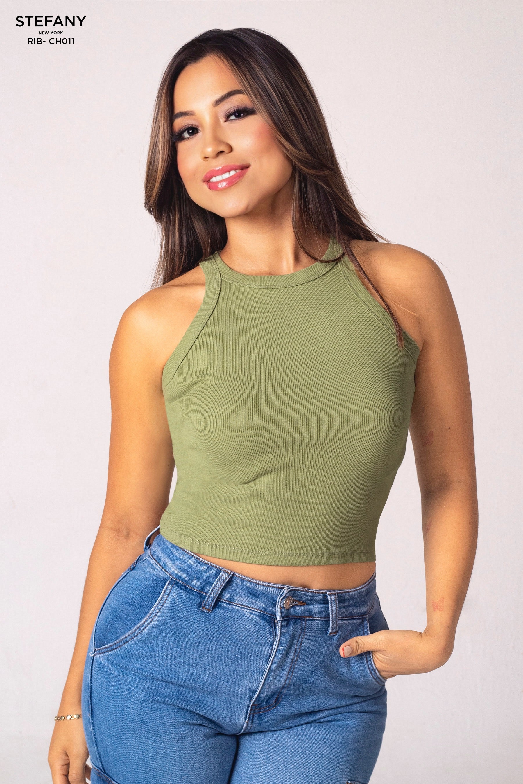 Top Básico de Rib RIB-CH011