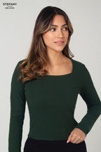 Top Básico de Rib Manga Larga RIB-CH105