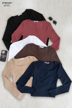 Top Básico de Rib Manga Larga RIB-CH118