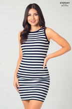 Vestido Rib de Rayas RIB-ST002