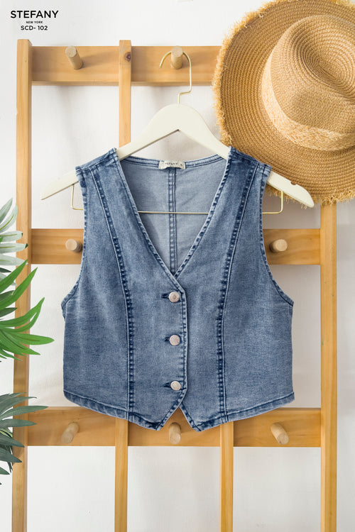 Chaleco Denim SCD-102