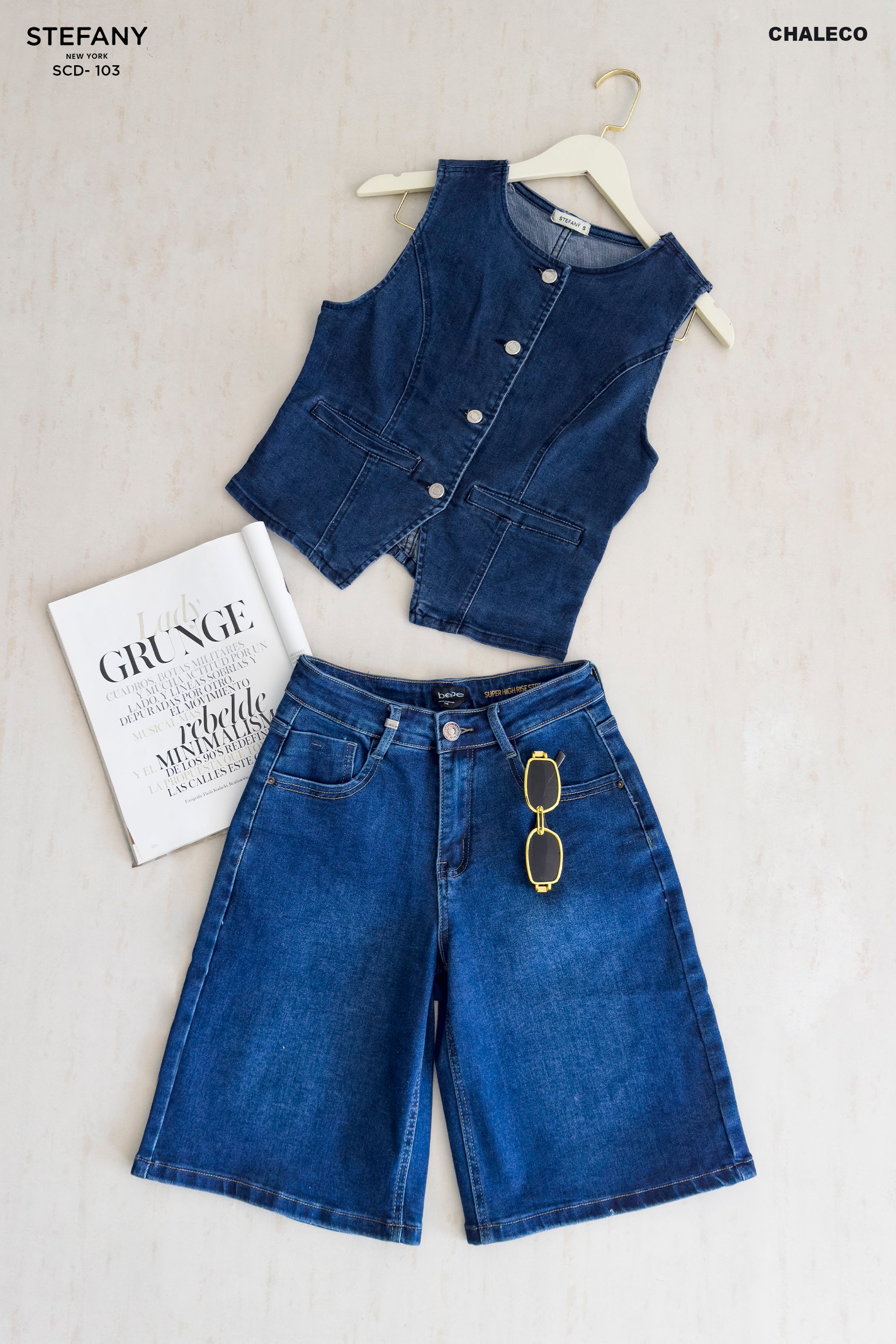Chaleco Denim SCD-103