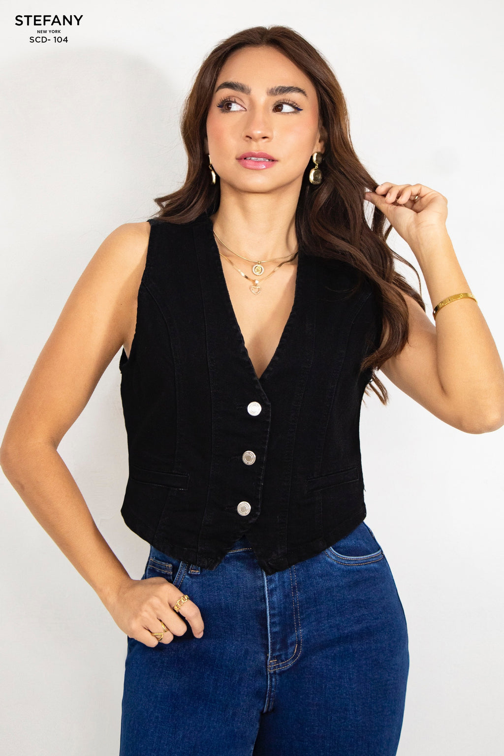 Chaleco Denim SCD-104