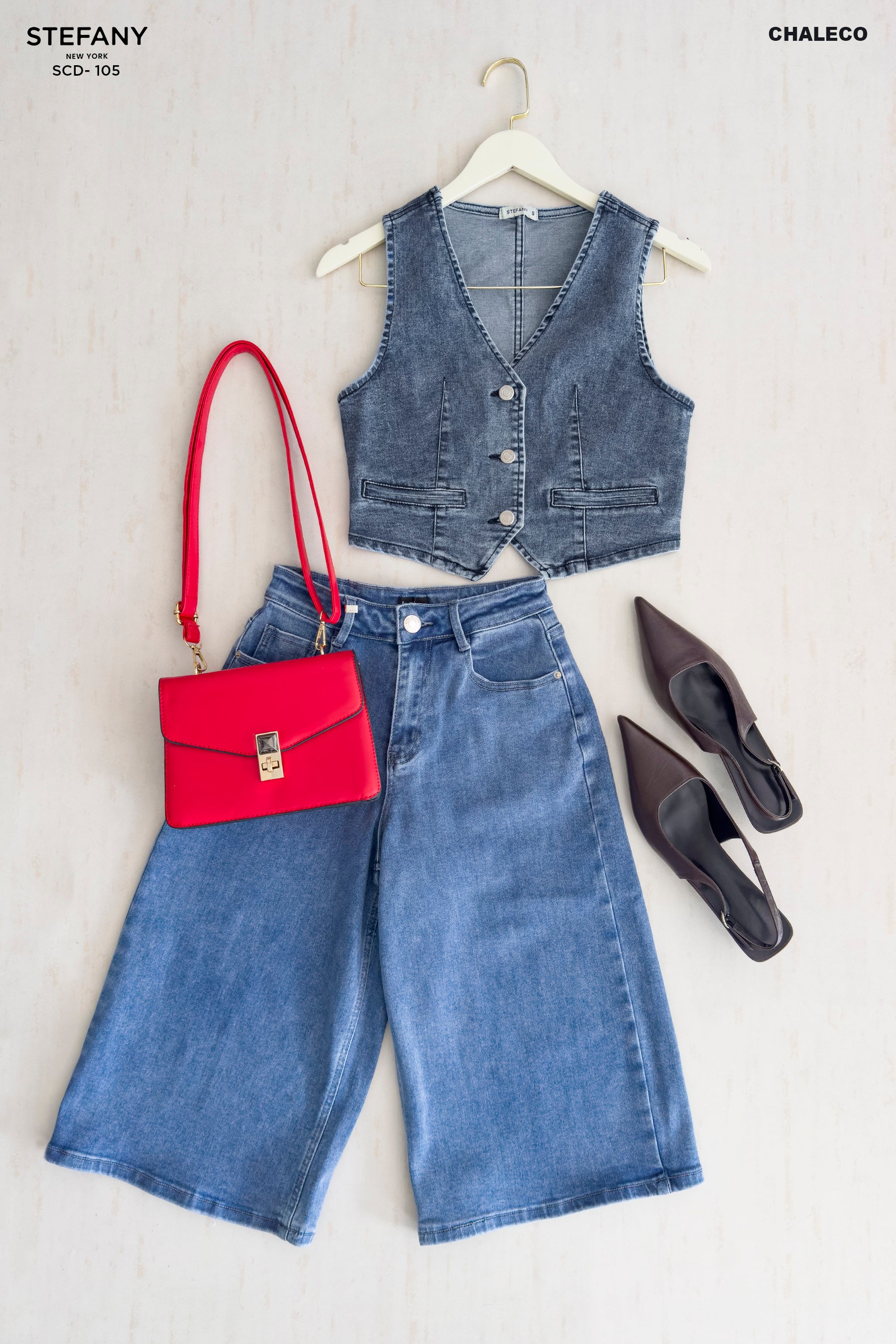 Chaleco Denim SCD-105