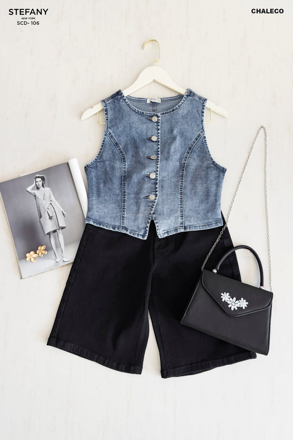 Chaleco Denim SCD-106
