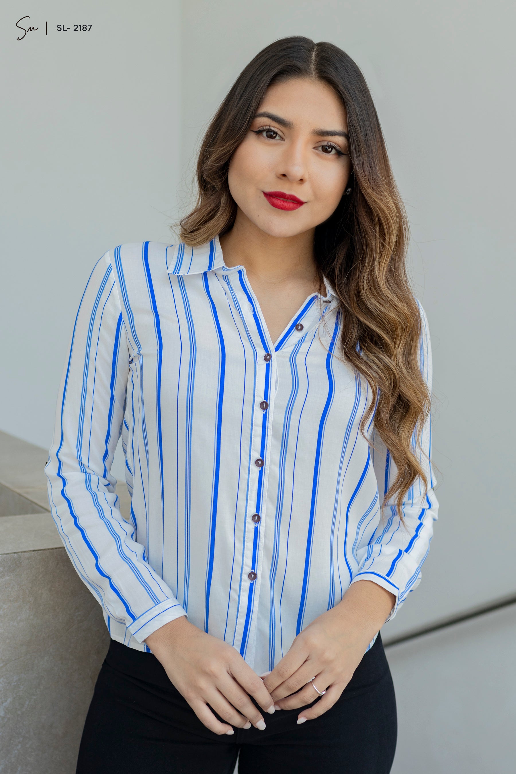 Blusa Casual Manga Larga SL-2187