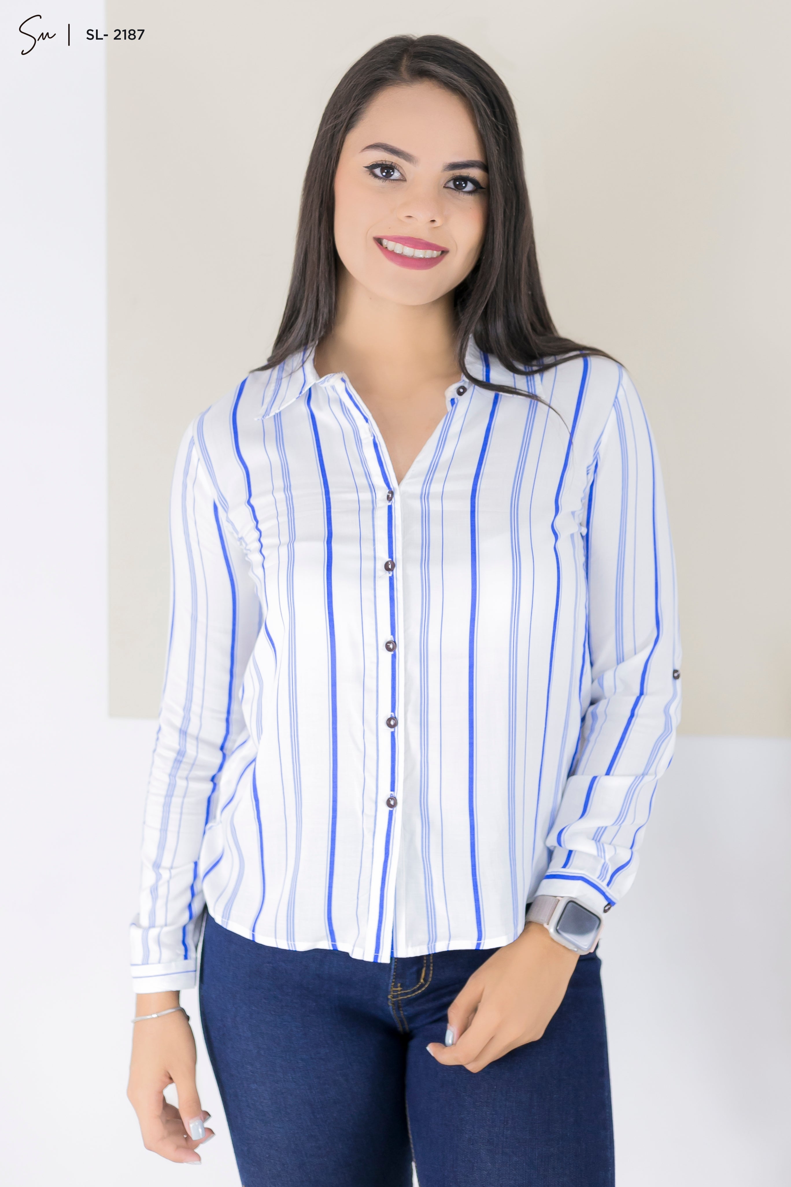 Blusa Casual Manga Larga SL-2187