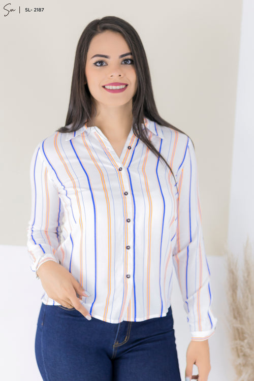 Blusa Casual Manga Larga SL-2187