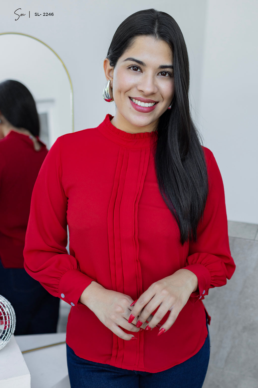 Blusa Casual Manga Larga SL-2246