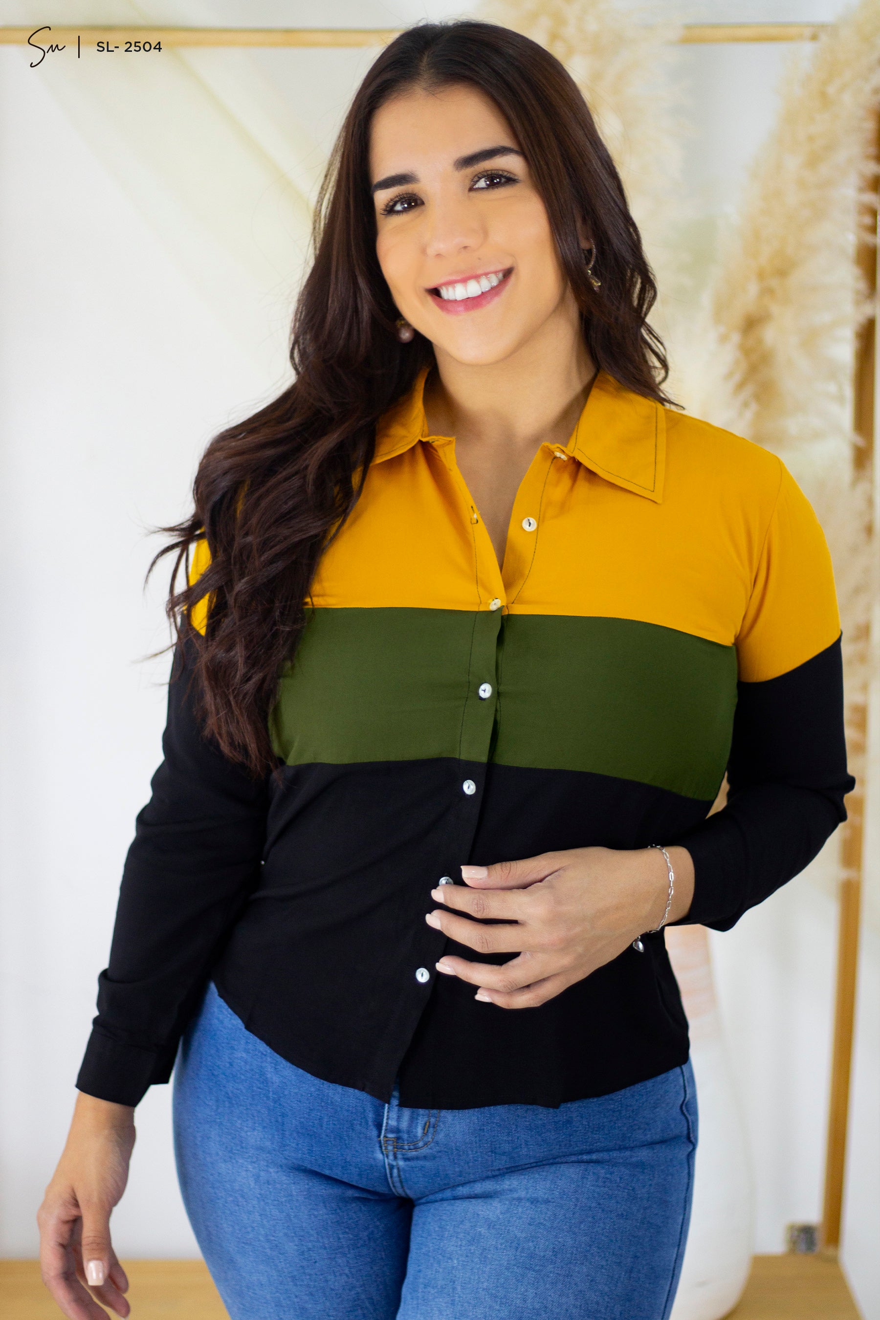 Blusa Manga Larga SL-2504