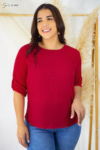 Blusa Casual Manga Larga SL-2652