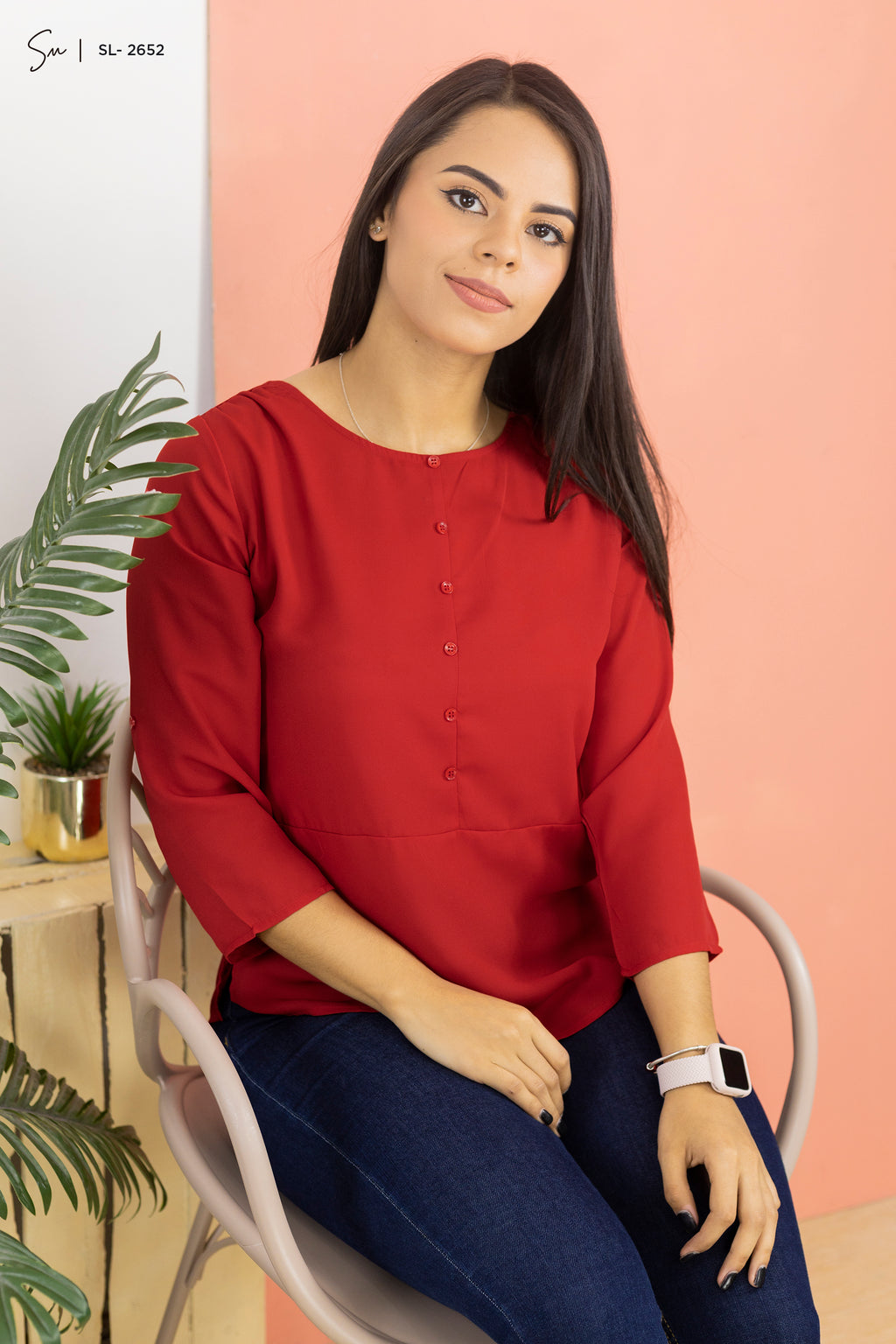 Blusa Casual Manga Larga SL-2652