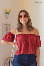 Blusa Casual Off-Shoulder SL-2707