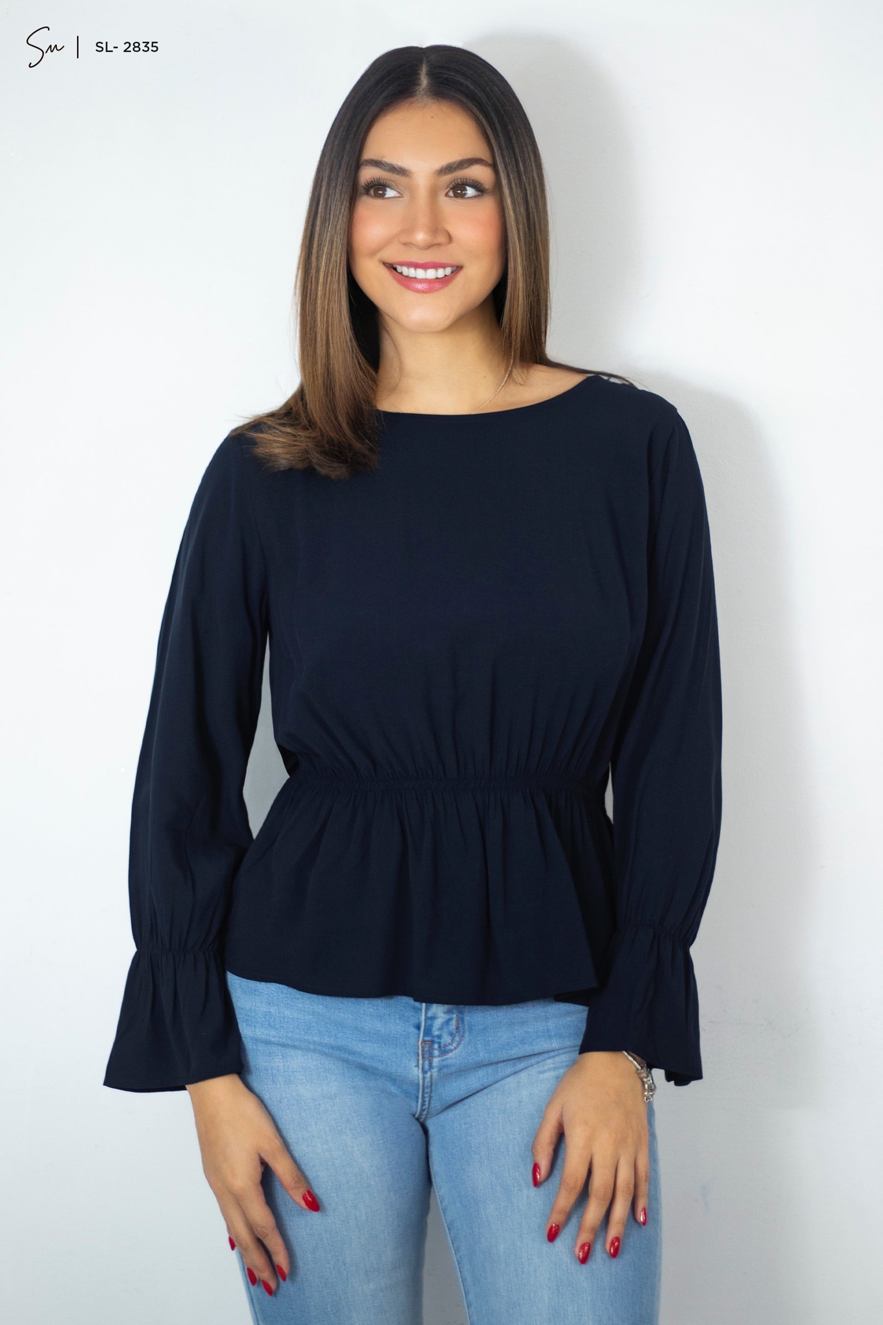 Blusa Casual Manga Larga SL-2835