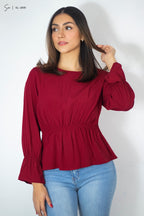 Blusa Casual Manga Larga SL-2835
