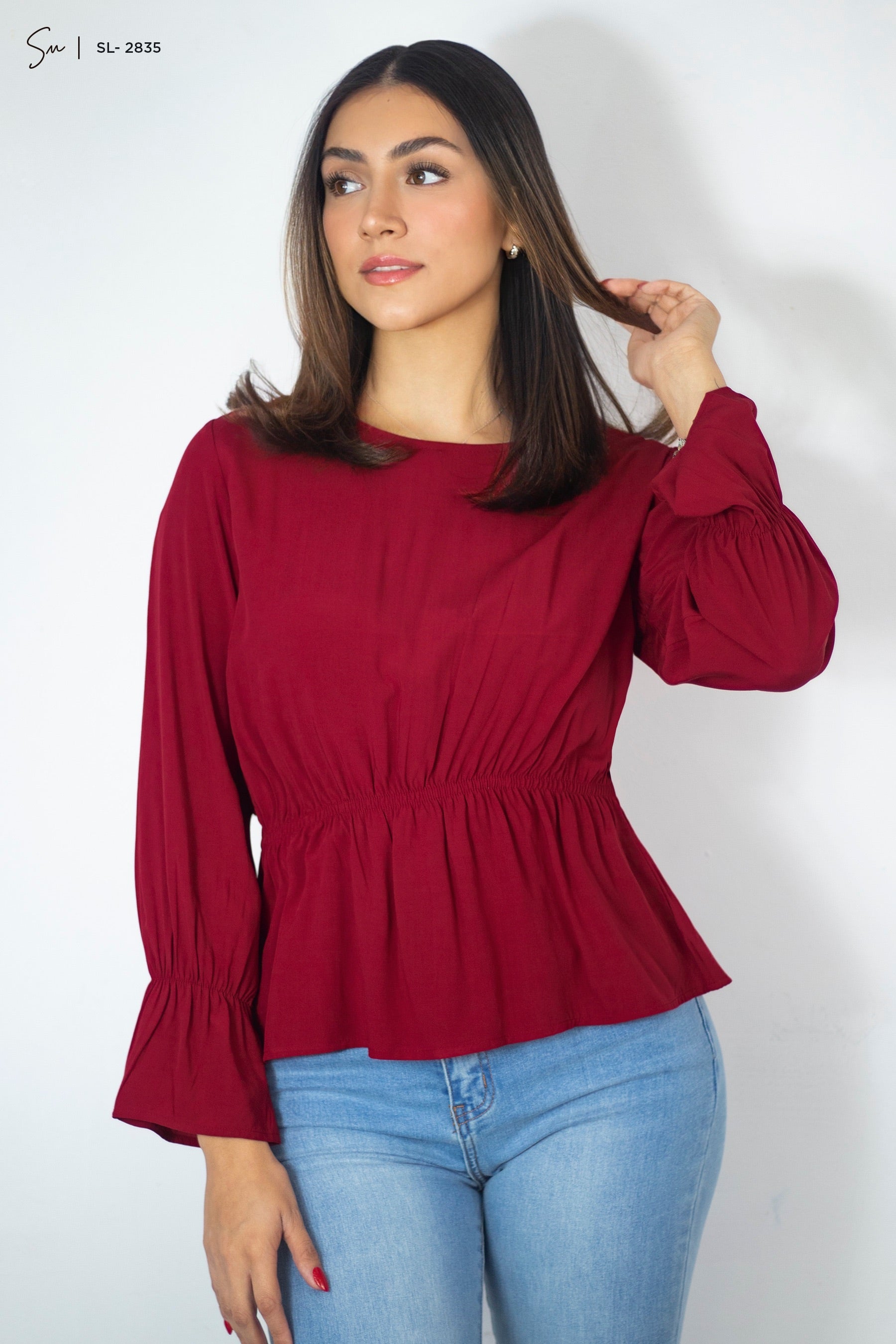 Blusa Casual Manga Larga SL-2835