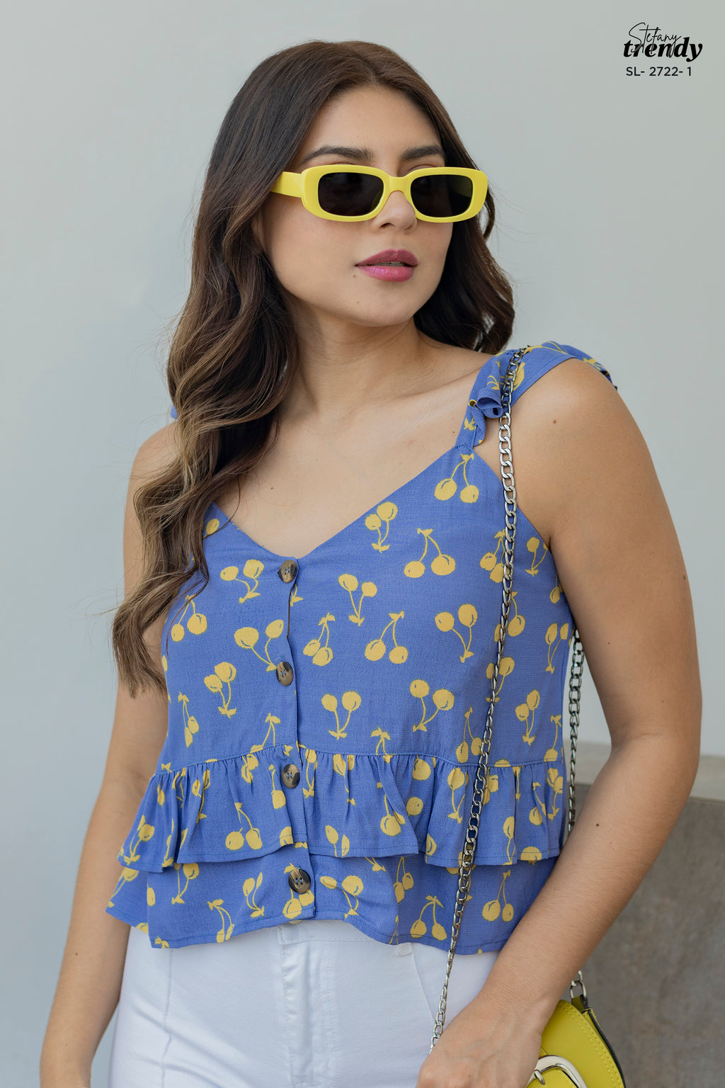 Blusa con estampado SL-2722-1