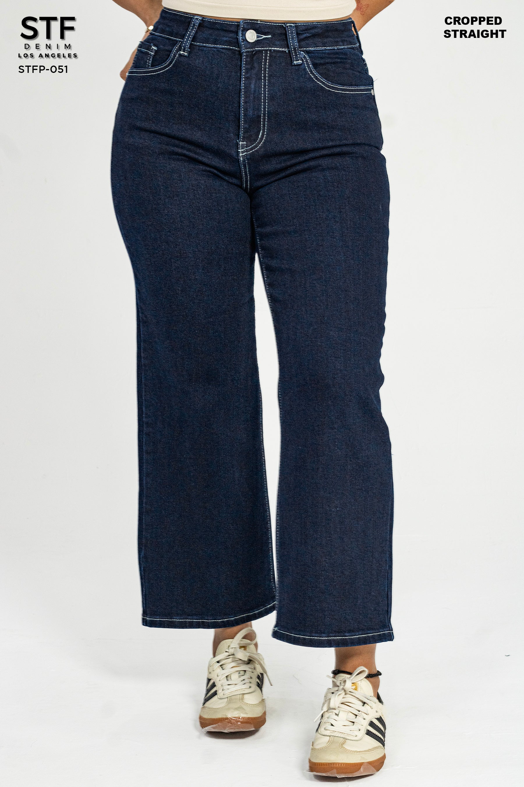 Cropped Straight Jeans STFP-051