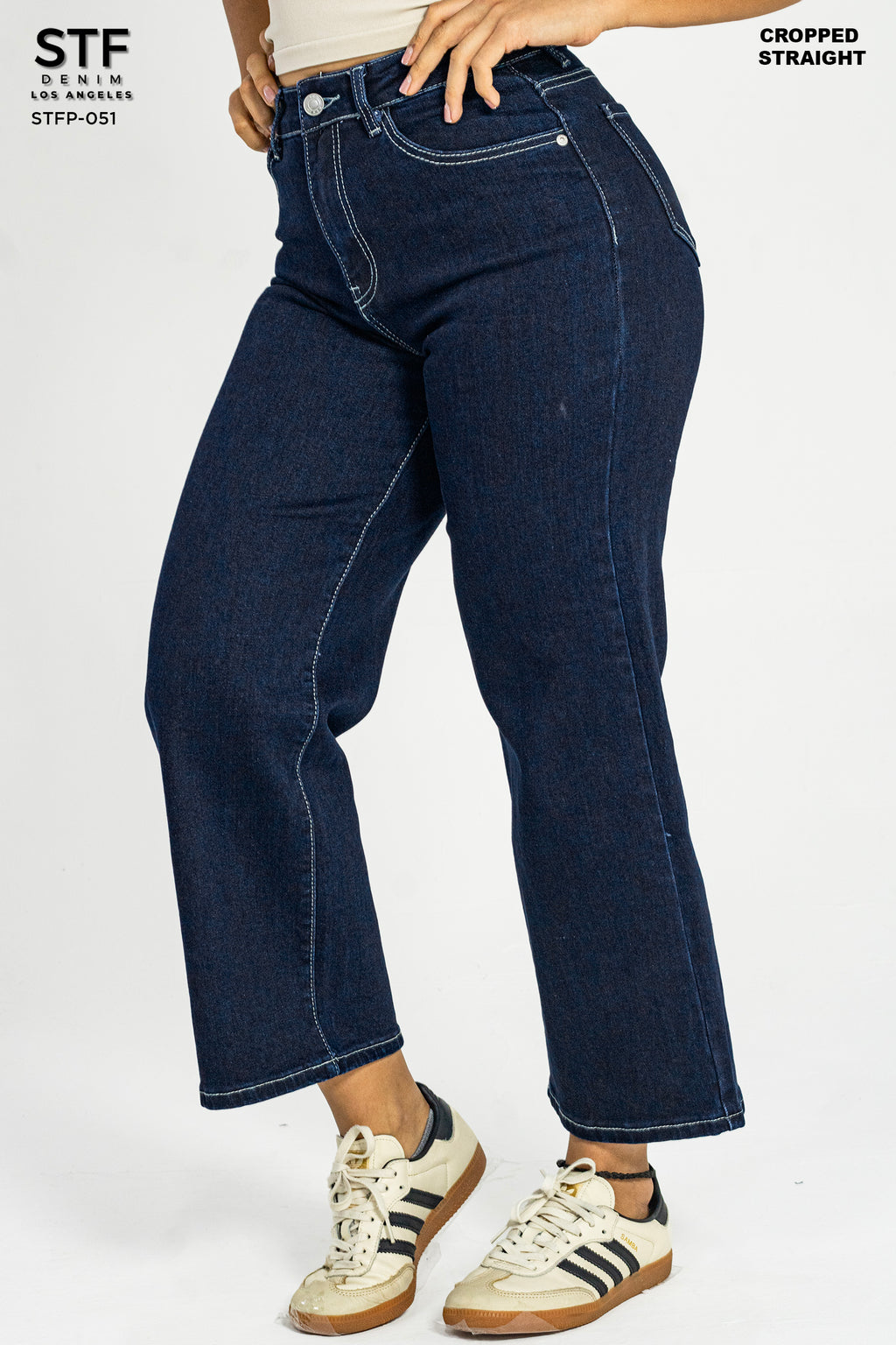 Cropped Straight Jeans STFP-051