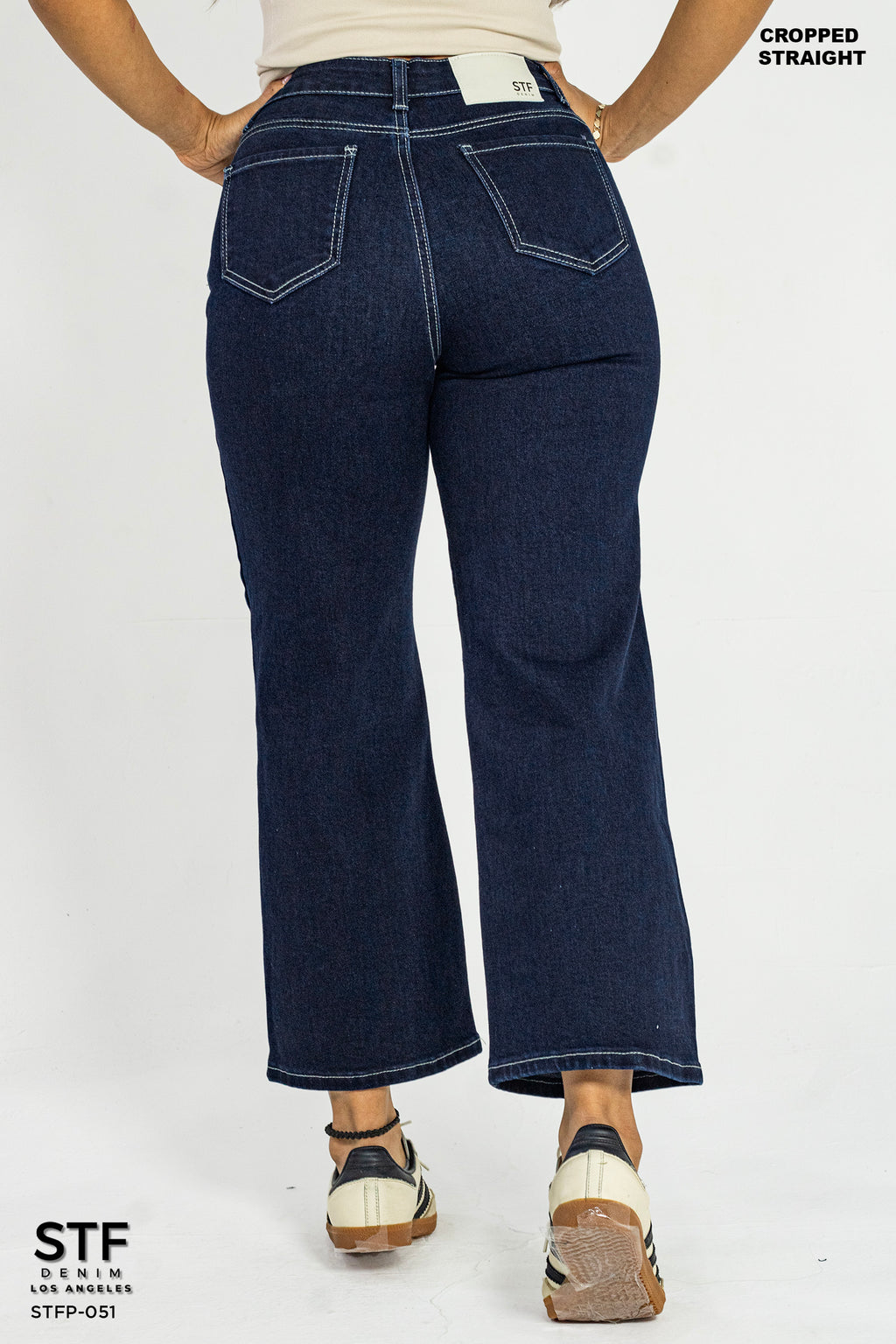 Cropped Straight Jeans STFP-051