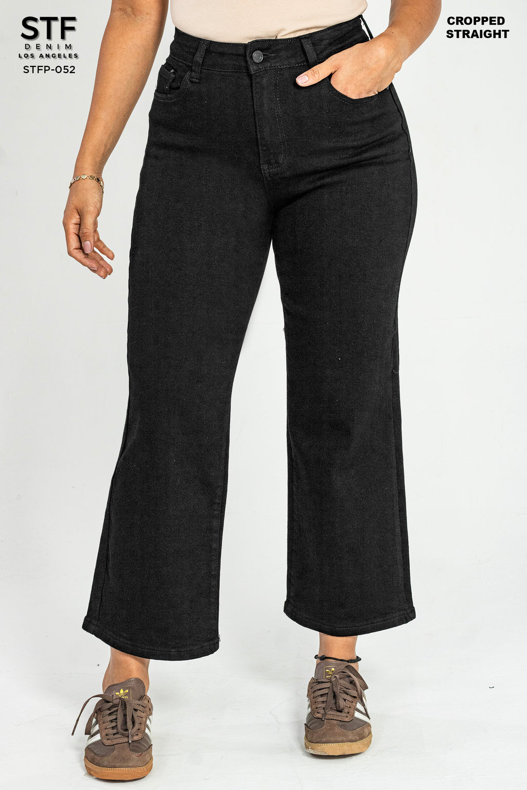 Cropped Straight Jeans STFP-052