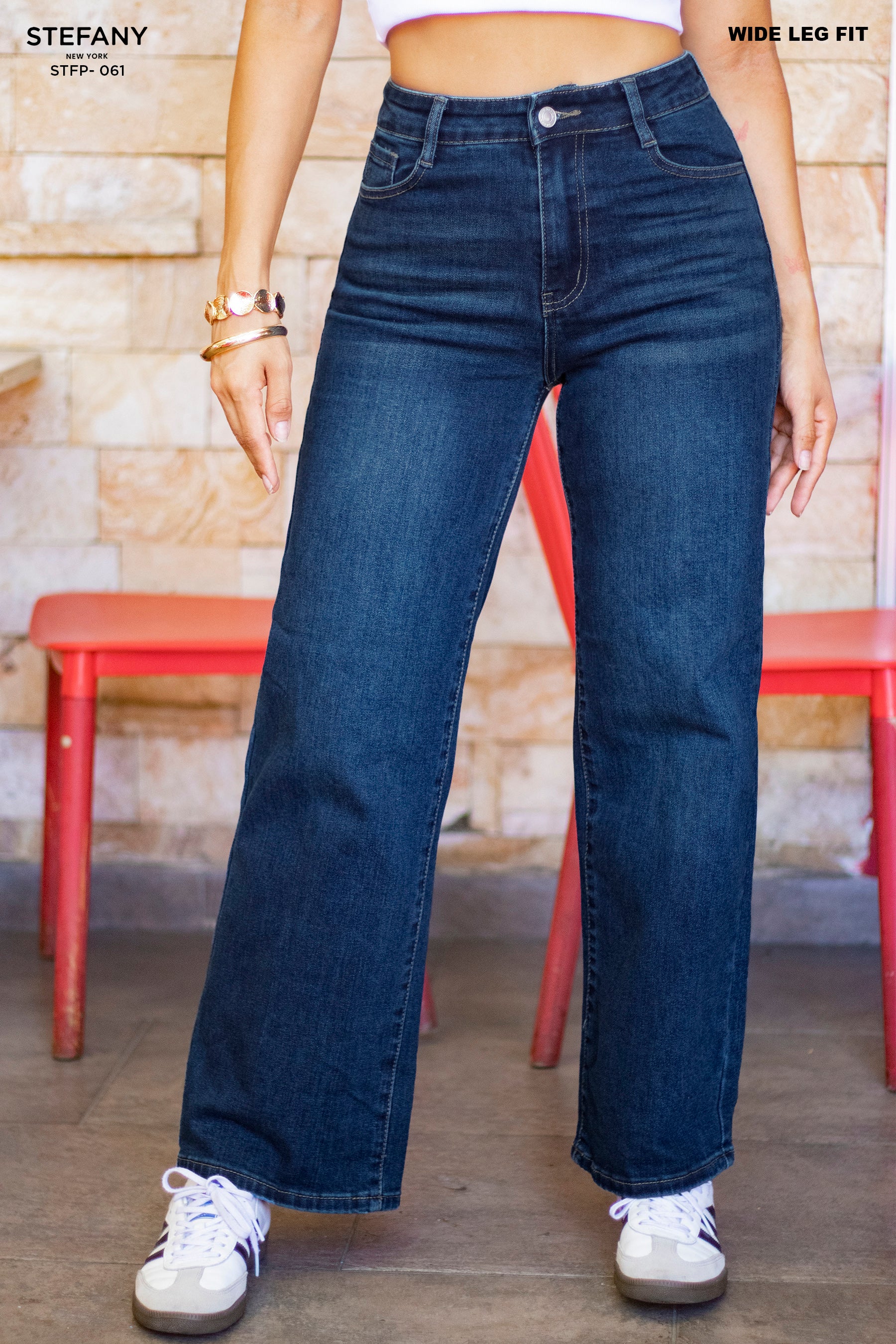 Wide Leg Petite Jeans STFP-061