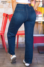 Wide Leg Petite Jeans STFP-061