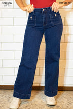 Wide Leg Petite Jeans STFP-064