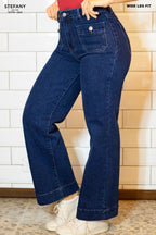 Wide Leg Petite Jeans STFP-064